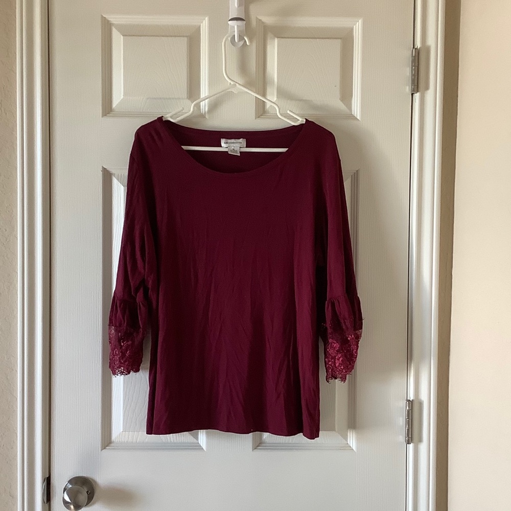 Maroon blouse